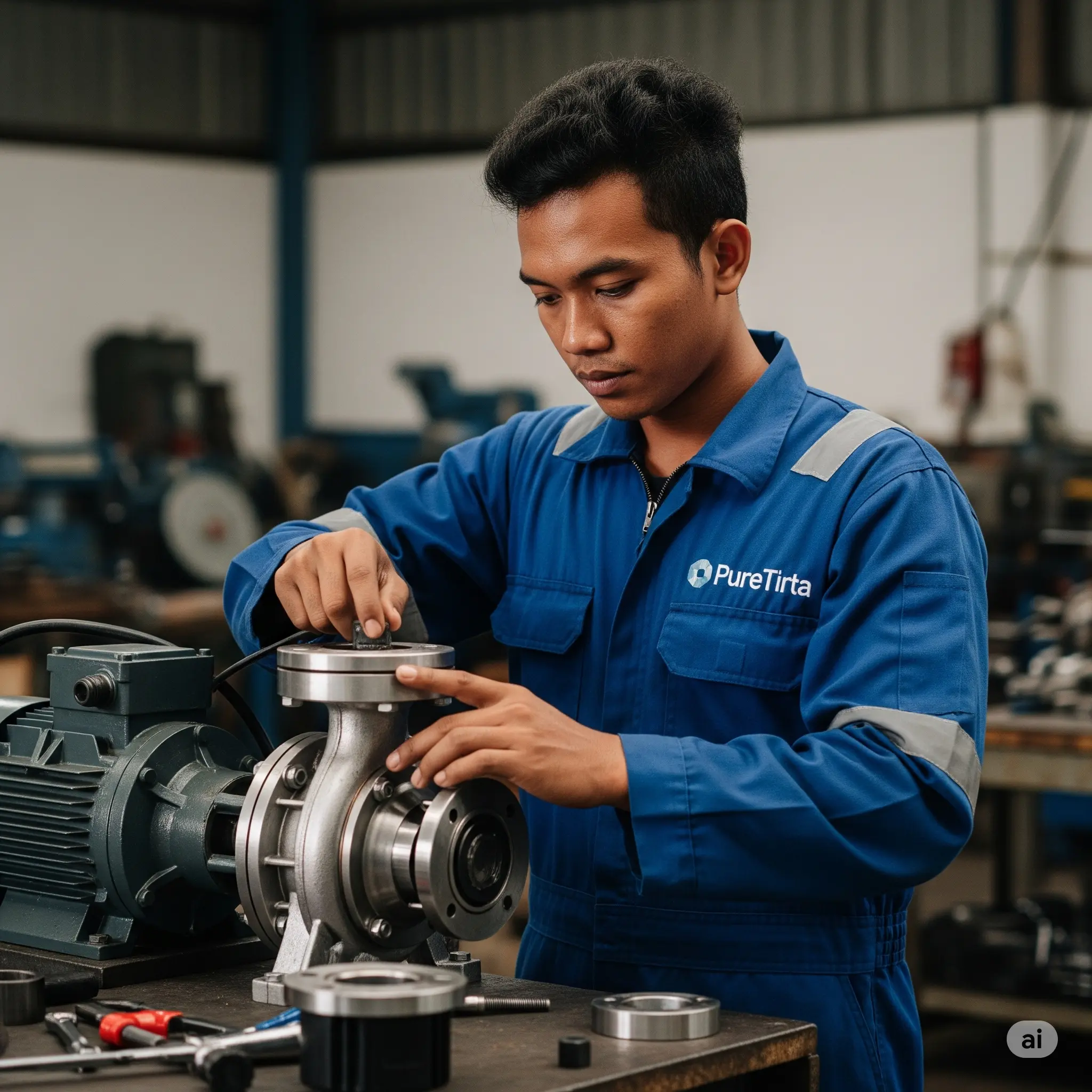 Instalasi Pompa Baru